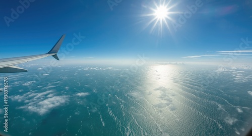 Clear sky ocean landscape s...
