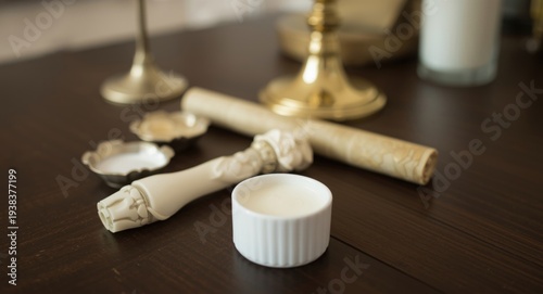 Close up of communion eleme...