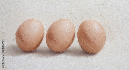 Eggs captured in minimalist...