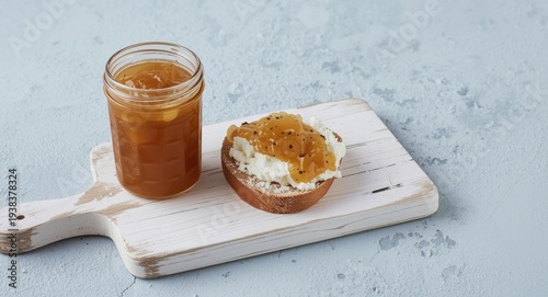 Apple preserve jar and rico...