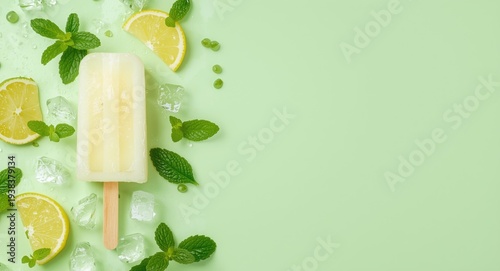 Chilled vanilla and lime po...