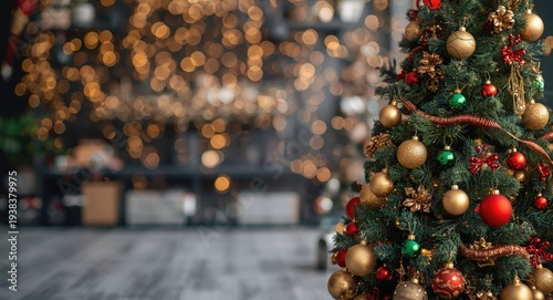 Joyful festive Christmas ce...