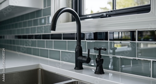 Detailed image of black tap...
