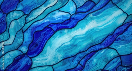 Decorative stained glass te...