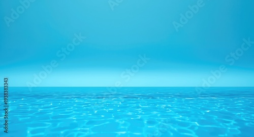 vivid blue pool 3D backdrop...