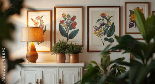 Decorative botanical poster...