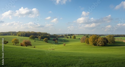 Backdrop scenery of rolling...