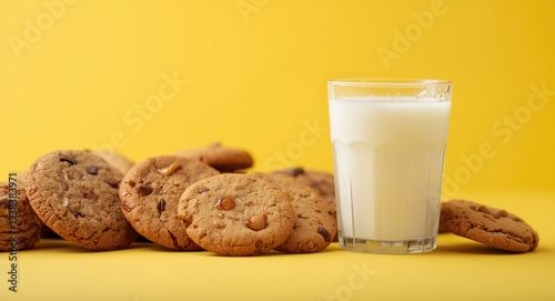 Copy space with cookies and...