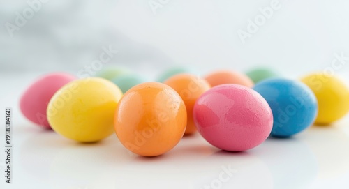Brightly painted Easter egg...