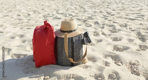 Coupleâ€™s packed bags on s...