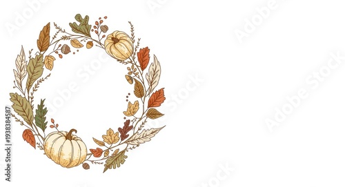 Creative bohemian autumn wr...