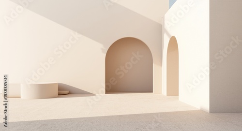Abstract minimalist buildin...