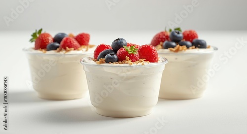 Three creamy yogurt cups to...