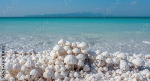 Calm coastal salt mushroom ...