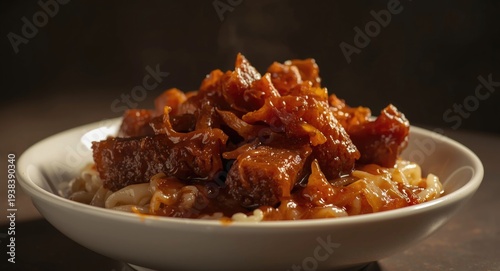 Sweet soy sauce glazed tend...