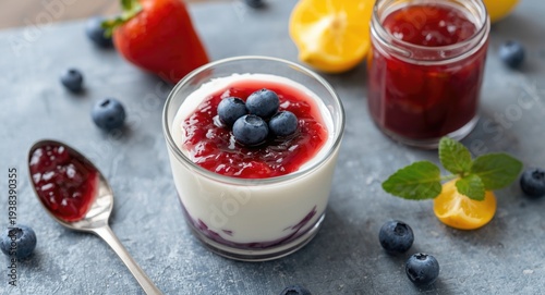 Delightful summer snack yog...