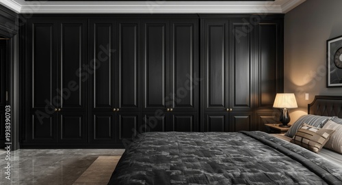 Black wood accented classic...