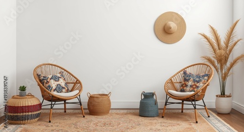 Bohemian inspired room desi...