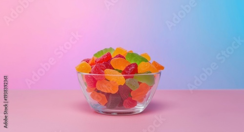 Colorful variety of gummy s...