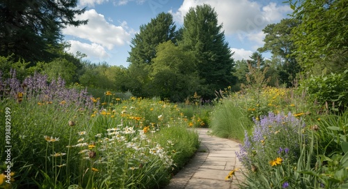 Garden of medicinal herbs a...