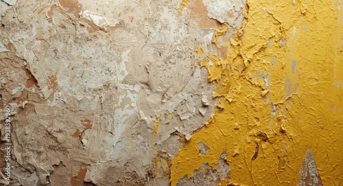 Degraded wall surface textu...