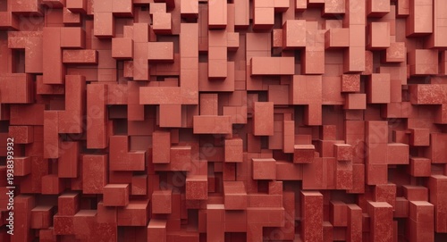 Decorative boxy abstract de...