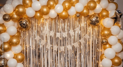 Celebration backdrop adorne...