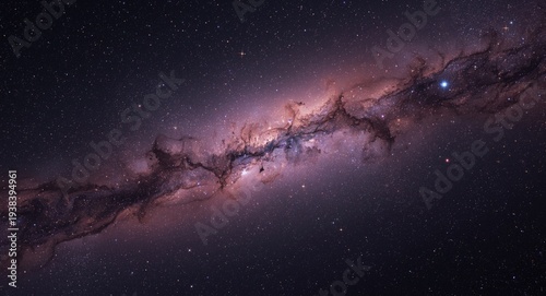Detailed outer space panora...