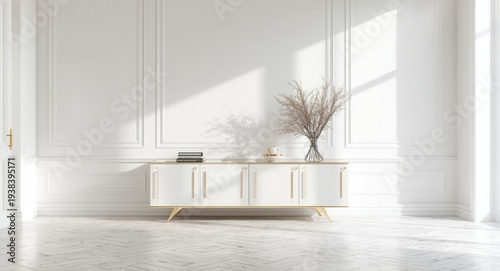 bright modern space with a ...