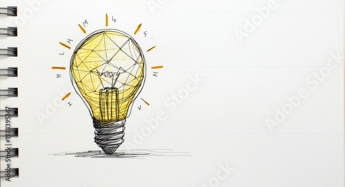 Artistic creativity sketch ...
