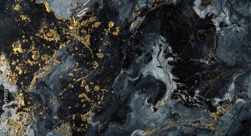 Abstract marble slice artwo...