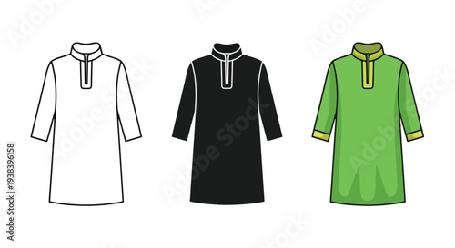 Minimalist Clergy Robes Icon Set Vector - SVG and PNG icons - Vector Icons and Stickers - PNG, SVG, EPS - Glyph and solid icon set - Icon vector - Icon Silhouette - Clipart