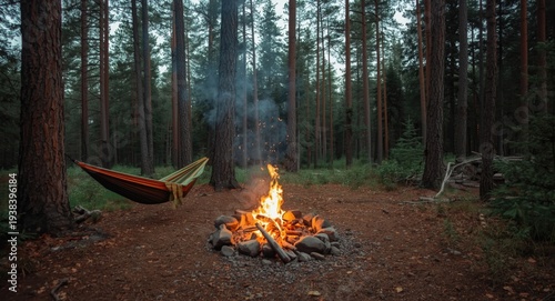 Backcountry camping view sh...