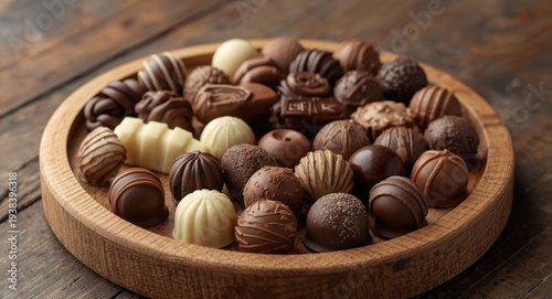 Artisan wooden platter hold...