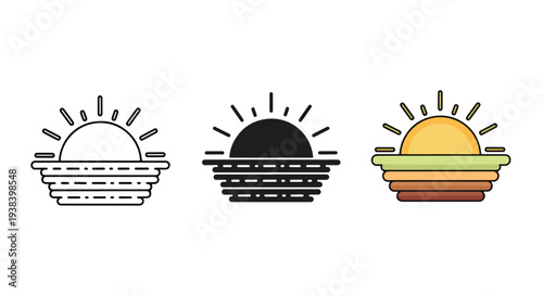 Shopping cart sunrise burger icon set vector - SVG and PNG icons - Vector Icons and Stickers - PNG, SVG, EPS - Glyph and solid icon set - Icon vector - Icon Silhouette - Clipart