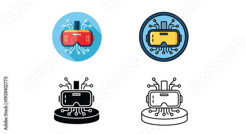 Robot Vacuum Cleaner Icon Set Vector Illustration - SVG and PNG icons - Vector Icons and Stickers - PNG, SVG, EPS - Glyph and solid icon set - Icon vector - Icon Silhouette - Clipart