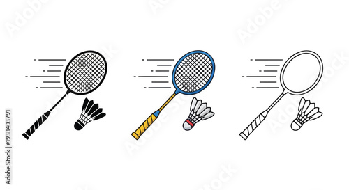 Badminton tennis sport icons set vector - SVG and PNG icons - Vector Icons and Stickers - PNG, SVG, EPS - Glyph and solid icon set - Icon vector - Icon Silhouette - Clipart