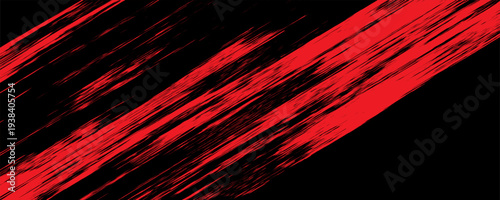 black red dragon decal brush fire volcano lava sakura Asia Japan anime style illustration sporty background banner style illustration.