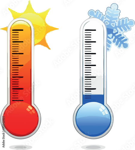 Medical thermometer for measuring body temperature. Healthcare and fever concept illustration.