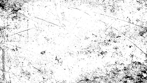 Distressed grunge texture with scratches and imperfections on white background