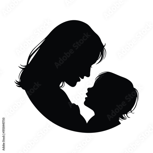Tender moment between mother and child in loving embrace
