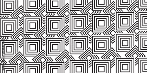 Seamless black and white pattern, simple vector stripes geometric background, accurate, editable and useful background for design or wallpaper.