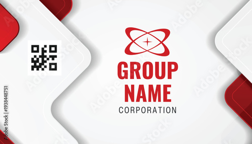 Modern Professional Business Card Template with Minimalist Design Layout