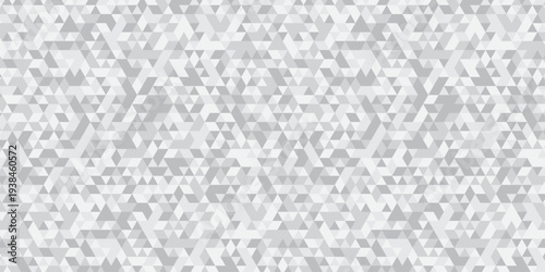Abstract geometric white and gray low polygon triangle vector paper wallpaper origami background. gradient grid creative digital business triangular low textile design.