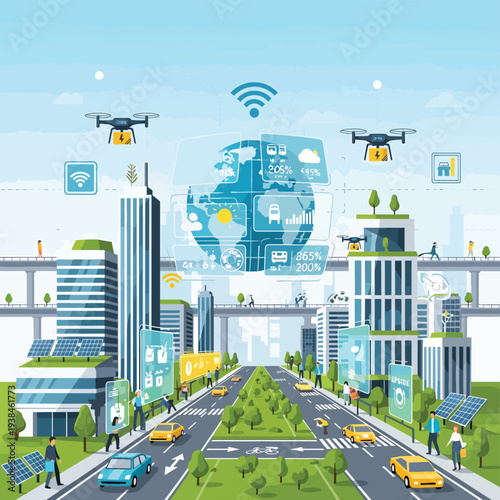 Smart City Infrastructure with Drones