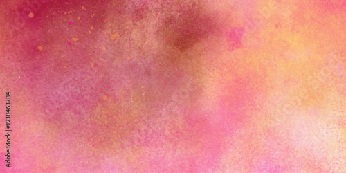 Galaxy theme space abstract background, contrast colorful smoke effect, open space, stars, alcohol ink deocration . Colorful bright ink and watercolor textures on white orange pink paper background. 
