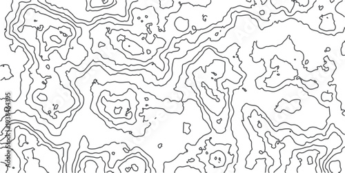 Funny cartoon doodle of a seamless abstract pattern featuring fairytale trees and forest animals in a black outline sketch style for a children's coloring book vector illustration