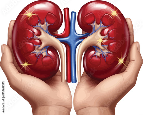 Anatomical illustration of human lungs with a stethoscope and heartbeat line