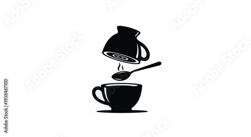 Minimal Tea Vector Icon