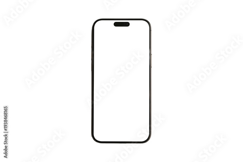 Bild auf Leinwand Smartphone Mockup - Clipping Path phone pro max frameless mockup